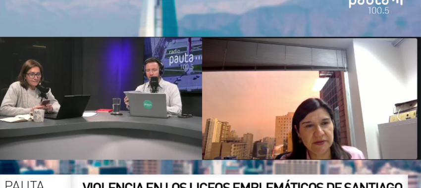 Entrevista de directora de Educación Municipal de Santiago sobre hechos violentos en liceos emblemáticos.